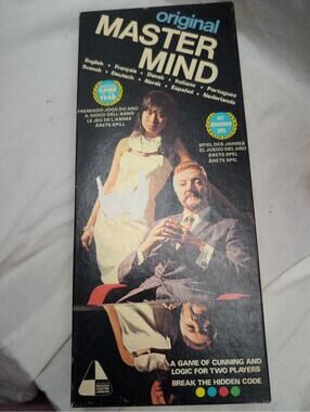 Vintage Invicra 1972 Original Master mind Strategy Game